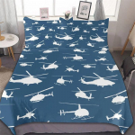 Lennukite tekikate Lennukid, mis v&otilde;itlevad &otilde;hulennunduses Lennujaama helikopterid ja reaktiivlennukid Multifilmi stiilis tuba, kaunistus poistele t&uuml;drukutele kingitus 180x210cm 3pcs