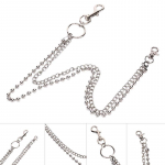 Punk Naised Meeste Kett V&otilde;tmehoidja Rock P&uuml;ksid Pant Jean Hip Hop Decor Kingitus 1pc