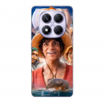 Coque - Xiaomi - Redmi Note 14 Pro 5G - Souple - Noir - Luffy One Piece