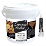 P&acirc;te de pralin&eacute; amandes noisettes 1 kg + Stylo de gla&ccedil;age noir
