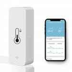 WiFi temperatuuri ja niiskuse tester Majapidamistermomeeter Multifunktsionaalne h&uuml;gromeeter Mobiiltelefon