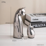 Moodsas stiilis keraamiline harmoonia rottide ja kasside kaunistused loomade disain kodu lauaarvuti elutoa kaunistused veinikapi raamatukapi sisekujundus