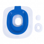 Kassi tualettruumi treeningkomplekt Korduvkasutatav kassi tualettruumi trenaž&ouml;&ouml;r pissuaari eemaldatav lemmikloomade tualettruumi koolituss&uuml;steem sinine