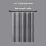 Kahepoolne magnetiline kokkupandav du&scaron;ikardin: T&ouml;&ouml;riistadeta, N&auml;htamatu, Veekindel, Hallituskindel Vannitoa Vahesein. Wall width 150-170 (curtain width 200, height 200)