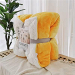 Kahekihiline korallifliisist talvetekk lambafliisiga &ndash; 50 x60 flanellkomposiittekk. 2*2.3m (4 lbs)