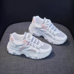 Naiste tossud 2025 v&otilde;rk mood vabaajajalatsid platvorm hingavad jooksu tossud mugavad paeltega vulkaniseeritud jalatsid Tenis De Mujerc 35 hall v&auml;rv