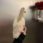 Disainer terava ninaga naiste velvetist muulad sussid mood madalad libisevad kingad vabaaja madala kontsaga daamide slaidid kingad 40 beež