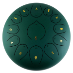 Terasest keeletrummel: 12 13 sanskriti heliga, tolmu- ja stressivaba disain, saadaval t&uuml;hja trumli v&auml;rviga.