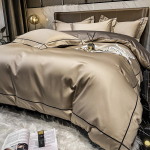 Luksuslik S&uuml;gis/Talv 4-osaline Voodipesukomplekt - Puuvillased Linad ja Tekikotid 2.0m flat four-piece (220*240cm)