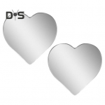 2 tk S&uuml;damekujulised Pimenurga Peeglid Autodele Purunemiskindel Kumer Tahavaatepeegel Laiendatud Vaatenurgaga Kumer Peegel Kleepitavad K&uuml;ljepeeglid Suurendatud Ohutuse jaoks 2pcs