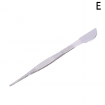 2-in-1 304 roostevabast terasest juurehari bonsai pintsettidega ergonoomilise k&auml;epidemega mullakasvatust&ouml;&ouml;riist sukulentidele bonsai E