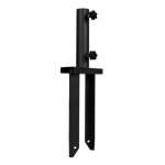 Tugev lipuvarraste hoidja Maasse torgatav metallist lipuvarras maasse torkamiseks black