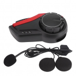 Mootorrattakiiver Bluetooth Peakomplekt M&uuml;rasummutus IP65 Veekindel Reguleeritav K&auml;ed-vabad HiFi sinine