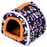 Riidest v&auml;ike lemmiklooma pesa t&scaron;int&scaron;iljahamstri siili merisea lemmiklooma pesa jaoks Letter round nest