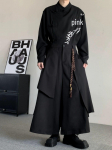 Meeste Hiina stiilis laia s&auml;&auml;rega samurai p&uuml;ksseelik - Kevad/S&uuml;gis Yamamoto Yohji disain L