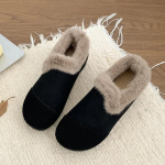 Talvekingad Naiste Mokassiinid Naiste Jalatsid Vabaajajalatsid Naiste Madala Kontsaga Nahast Retro Talvised Kerged Moodsad Mugavad 35-41 35 must