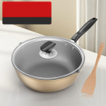 Wok Mittenakkuv pann majapidamispann induktsioonpliit gaasipliit pann praadimine mitmeotstarbeline 26cm