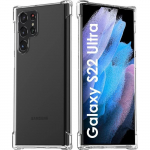 &Uuml;mbris Samsung S22 ULTRA 5G jaoks - Phonillico&reg; - Pehme silikoon - L&auml;bipaistev - &Uuml;li&otilde;huke - P&otilde;rutuskindel
