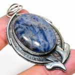 Sodalite Handmade 925 Sterling Silver Jewelry Pendant 2.68 o5a79