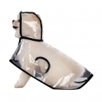 Lemmikloom Koer L&auml;bipaistev Vihmamantel Kapuutsiga Veekindel Jakk Moodne Kerge Lemmiklooma Mantel V&auml;ikestele Keskmistele Koertele Kassidele Vihmapont&scaron;o M valge