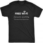 Naljakas sarkasmi tsitaat meeste tasuta WiFi T-s&auml;rk, nohikliku matemaatika v&otilde;rrandi uudsuss&auml;rk meeste r&otilde;ivastele tr&uuml;kitud t&auml;navariietuse graafilised T-s&auml;rgid S