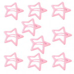 10 tk T&uuml;druku Juukseklambreid T&auml;hekujulised Metallist Juuksen&otilde;elad Teismelistele T&auml;iskasvanutele Metallist Juuksen&otilde;elad Juuste Stiliseerimise T&ouml;&ouml;riist Juukseaksessuaarid sinine