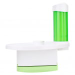 Dental Chair Scaler Tray 3 in 1 Disposable Cup Storage Holder with Tissue BoxGreen