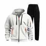 Meeste &uuml;hev&auml;rviline dressikomplekt, 2-osaline, mugav kapuutsiga Jogger dressip&uuml;ksid jooga treenimiseks XL