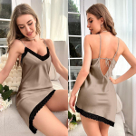 Naiste uued j&auml;&auml;st siidist pidžaamad suvised &otilde;hukesed kodukandmise seljataga &otilde;&otilde;nsad naiste p&auml;itsetega &ouml;&ouml;s&auml;rgid L