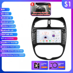 Ossuret Intelligent 7862 Android Auto raadiom&auml;ngija Peugeot 206 206CC 206SW 2000 -2008 jaoks Auto stereo Multimeedia Heli Traadita Carplay 7-tolline pea&uuml;ksus B S1 8Core 3G 32G