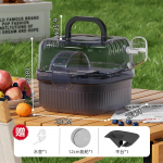 L&auml;bipaistev hamstri tualettpuur, kaasaskantav k&auml;sitsi kantav t&scaron;int&scaron;ilja puur, v&auml;ikeloomade kandepuur, vastupidav hingav lemmiklooma kandekast must