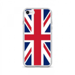 Coque iPhone &ndash; mitmev&auml;rviline &ndash; Drapeau Royaume-Uni &ndash; Souple &ndash; &uuml;hilduv iPhone 7 &ndash; vertikaalne