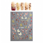 Punane Kirss Rowknot 3D K&uuml;&uuml;nisekleeps Isekleepuv K&uuml;&uuml;nemaalingu Dekoratsioon Kleebis Naistele Manik&uuml;&uuml;r Ise-tee Dekoor