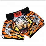 Tiiger Muay Thai Kickboxing Poks MMA UFC Vabaaja l&uuml;hikesed p&uuml;ksid J&otilde;usaal Sport Unisex Mehed Naised Treening Kiiresti kuivavad Elastne K&otilde;rge v&ouml;&ouml;koht Treening S