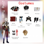 Ysir Jingyuan Cosplay Kost&uuml;&uuml;m: Kokkup&otilde;rke T&auml;hekuppel Raudteem&auml;ngu Kombinesooni Komplekt: Jingyuan Halloweeni Cosplay S punane