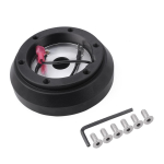 Rooliratta l&uuml;hike rummu adapteri bossi komplekt Mazda Miata RX-7 Hyundai Kia jaoks 160H black