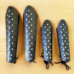 Kogutav Nahkkiiver Vambrace K&auml;e Jala Kaitsja Rollim&auml;ng Halloweeni Eseme Kingitus