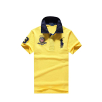 RogueWave Polo S&auml;rgid Puuvillased L&uuml;hikeste Varrukatega T-s&auml;rgid Tikitud Pluusid S yellow
