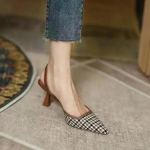 Terava ninaosa Seksikad K&otilde;rged Kontsad Naistele Uued Sandaalid Suvekingad 2024 Disaineri Peokingad Kleidi Pumbad Slingback Sandaalid Stilettod 34 beige