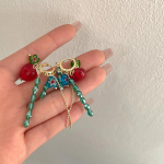 Geomeetrilised V&auml;rvilised Helmed S&uuml;damekujulised Klipsiga K&otilde;rvar&otilde;ngad Naistele Bohemia Isikup&auml;rased K&otilde;rvar&otilde;ngad Peoehted