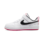 Nike Court Borough Low 2 SE PS Valge V&auml;ga Marjane Laste Tennised Must DM0111-100 28