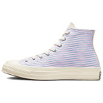 Converse Chuck 70 High Mitmev&auml;rvilised Retro Triibud Unisex Tossud Valge Egrett A00457C 35