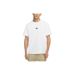 Nike Sportswear Premium Essentials &Uuml;hev&auml;rviline logotr&uuml;kiga lai vabaaja &uuml;mmarguse kaelusega l&uuml;hikeste varrukatega T-s&auml;rk Meeste pealisr&otilde;ivad Valge DO7393-100 XL white