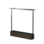 Compact And Easy to Assemble Metal Tennis Badminton Racket Storage Rack for Gym valge