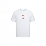 Li Ning Spordimoe Seeria Kirjaprindiga &Uuml;mara Kaelusega L&uuml;hikeste Varrukatega T-s&auml;rk Unisex Topid Valge YHST191-1 M