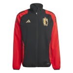 Adidas Belgia 2024-2025 Jalgpalli Seisva Kraega Mugav Pikkade Varrukatega Jakk Meeste Jakk Must IQ0751 S