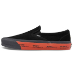WTAPS x Vans Slip-On Series Lx Retro Vabaaja Madalad T&otilde;mmatavad Rula Kingad Unisex Tossud Must Oranž VN0A45JK20E 38