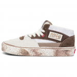 Vans Half Cab &Uuml;mar Varvas Paelkinnitusega P&otilde;rutuskindlad Vastupidavad Keskmise K&otilde;rgusega Rula Kingad Unisex Rula Kingad Must Valge VN000DZ3D63 36