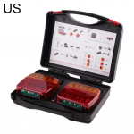 Laetavad juhtmevabad haagise tuled Veekindel Tagumine signaalhoiatuspidurilamp Magnetiline tagatuli helkurklaasiga Matkaautole