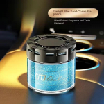 Uus auto aroomiteraapia tahke parf&uuml;&uuml;m Starry Sky Flowing Sand High-End aroom kauakestvad l&otilde;hnad Glitter Decor &otilde;huv&auml;rskendaja sinine